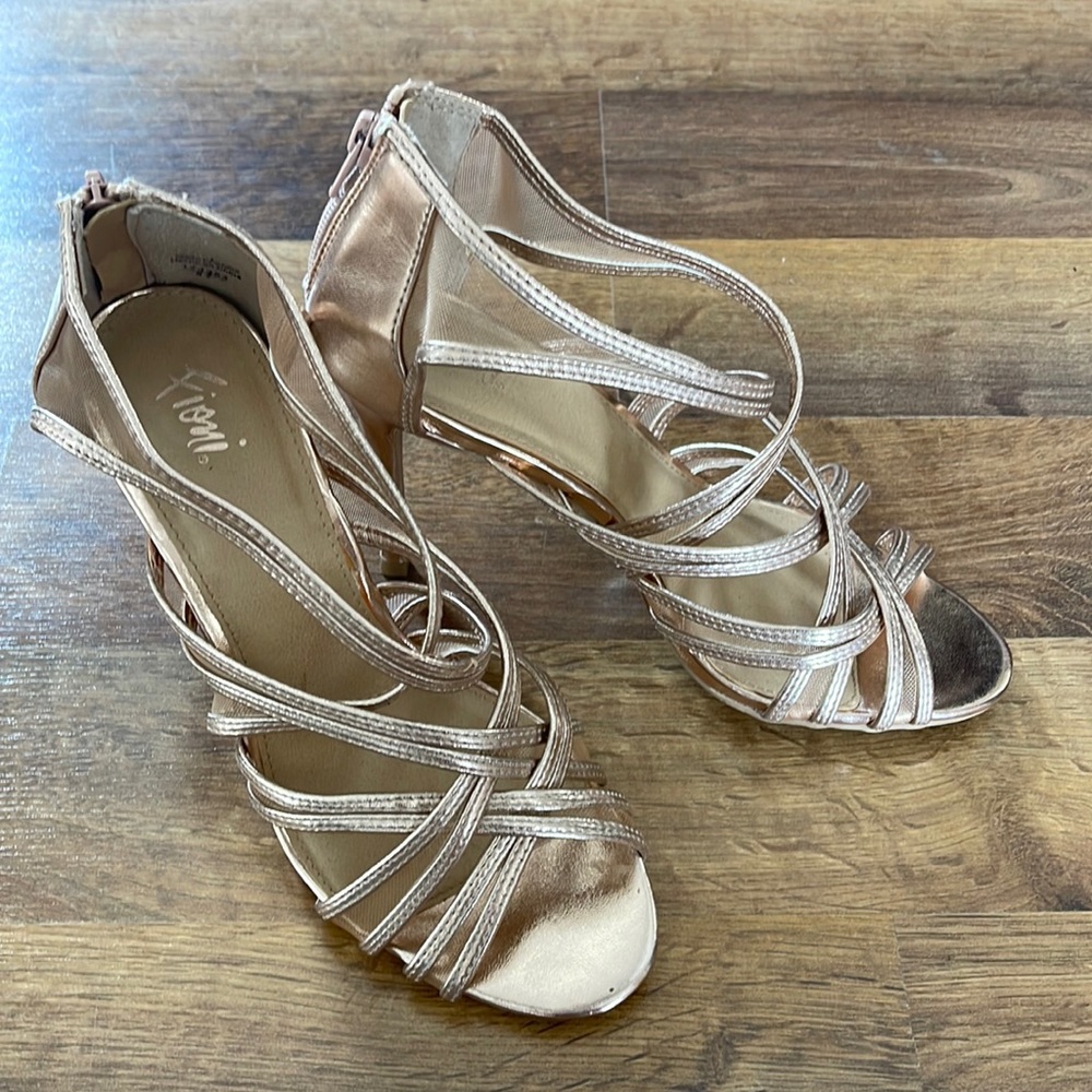 Fioni Heels: Rose Gold